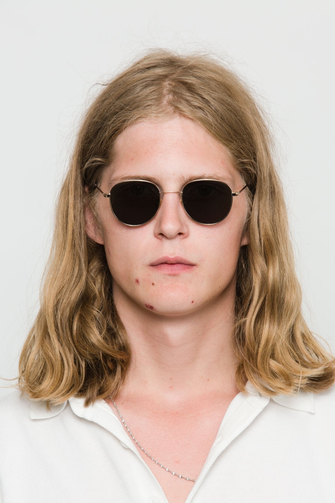 Rio / Gold Metal & Green Solid Lens - Shade Files