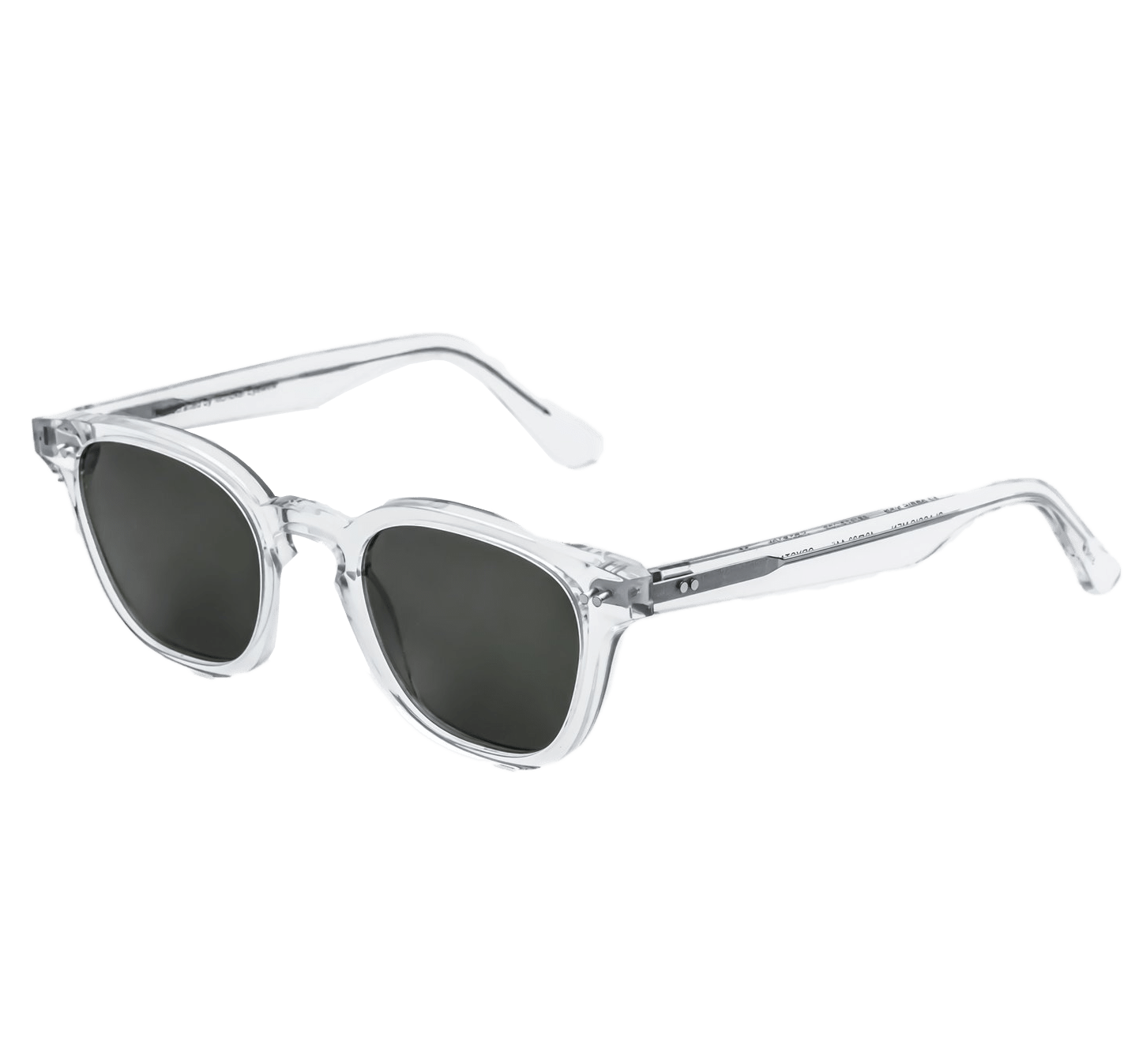 River / Crystal Acetate & Green Solid Lens - Shade Files