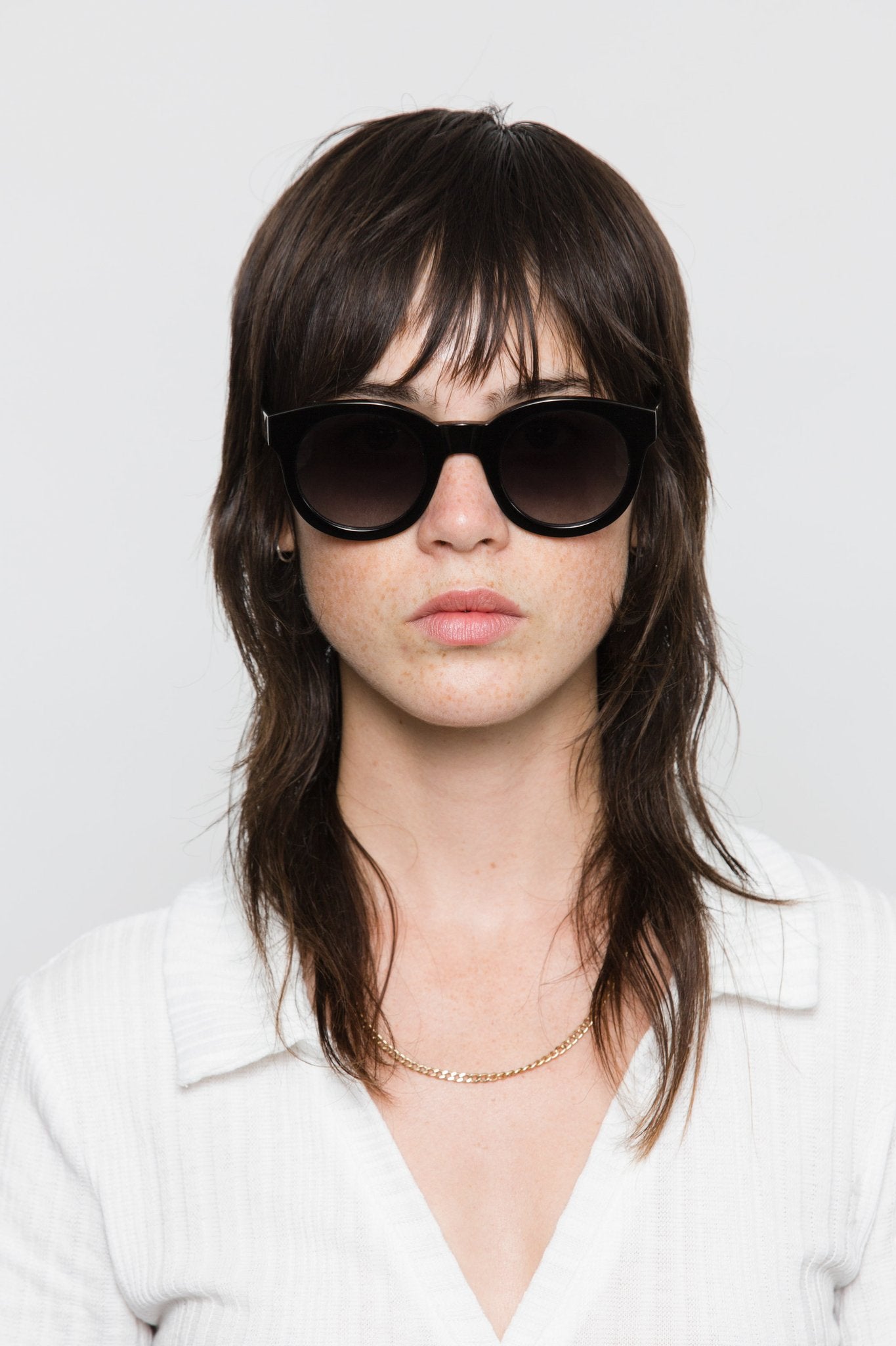 Shiro / Black Acetate & Grey Gradient Lens - Shade Files