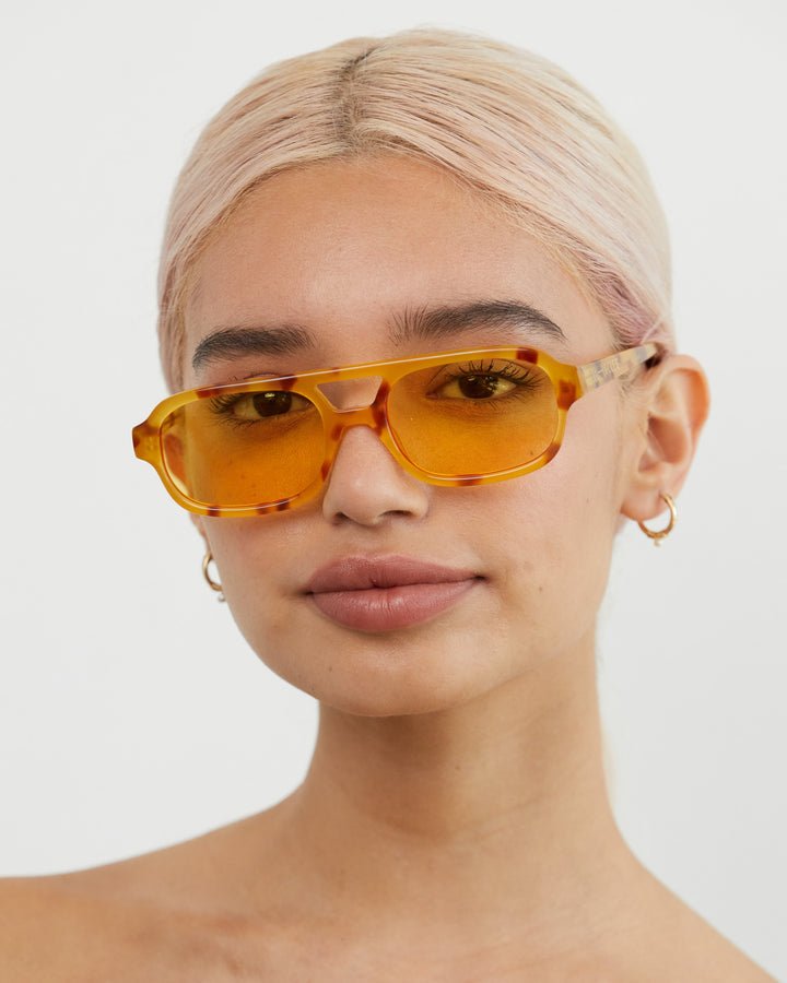 Sofia / Créme Brulée & Yellow Lens - Shade Files