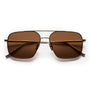 Steel Limited Aviator / Gold & Brown Lens - Shade Files
