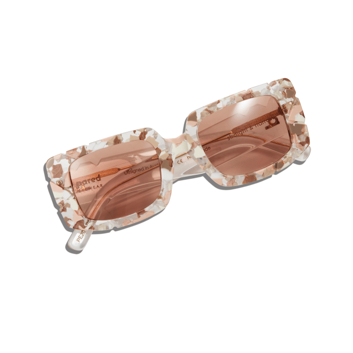 Straight & Narrow / Pared Speckle and Light Brown Lens - Shade Files