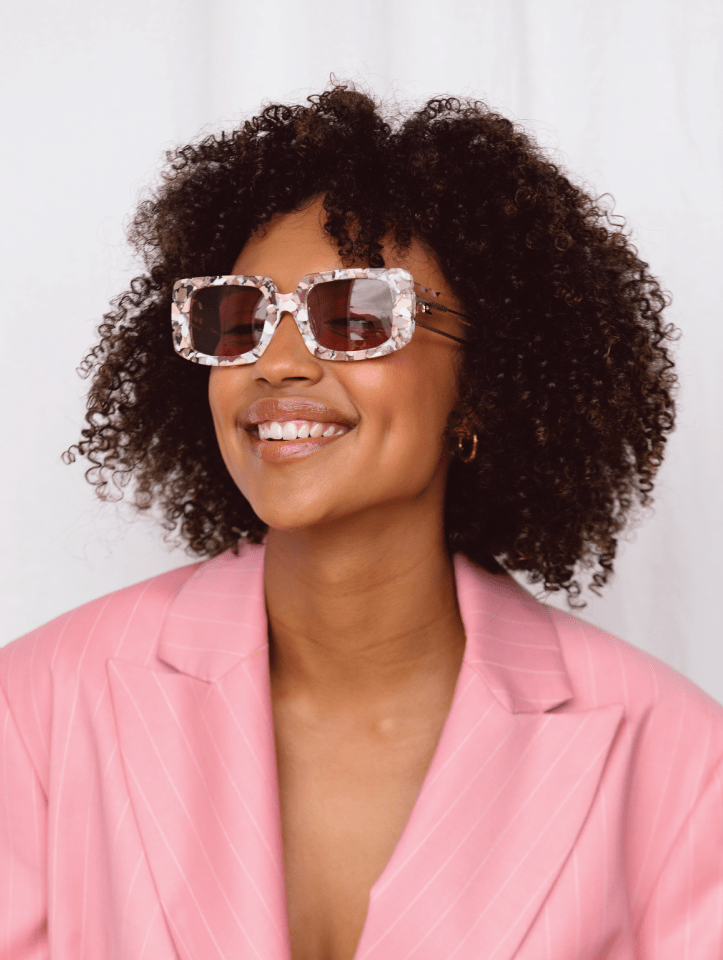 Straight & Narrow / Pared Speckle and Light Brown Lens - Shade Files