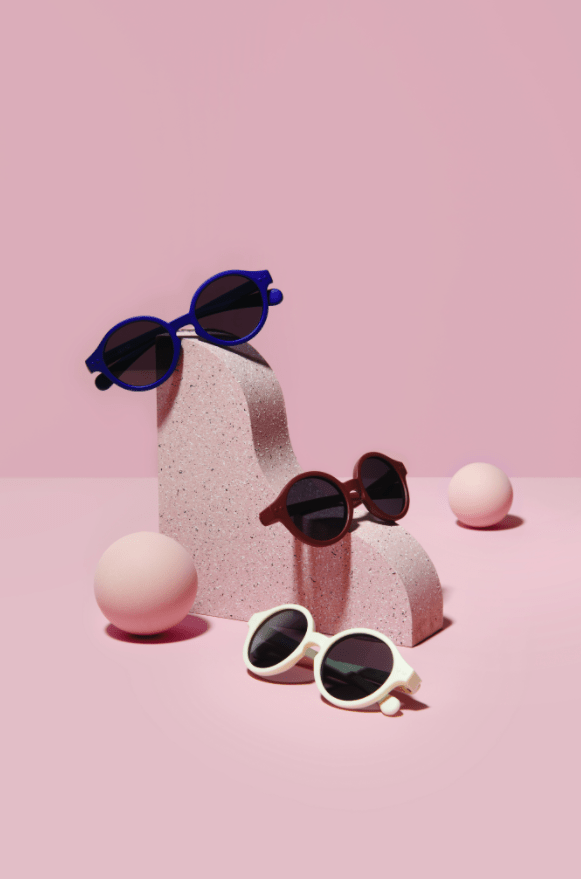 Sun Kids Baby Sunglasses / 0 - 9 Months / Style D / Black - Shade Files