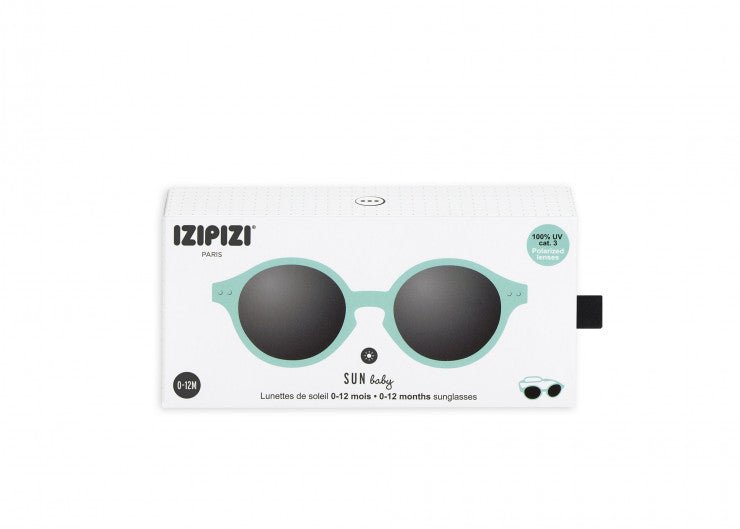 Sun Kids Baby Sunglasses / 0 - 9 Months / Style D / Sweet Blue - Shade Files