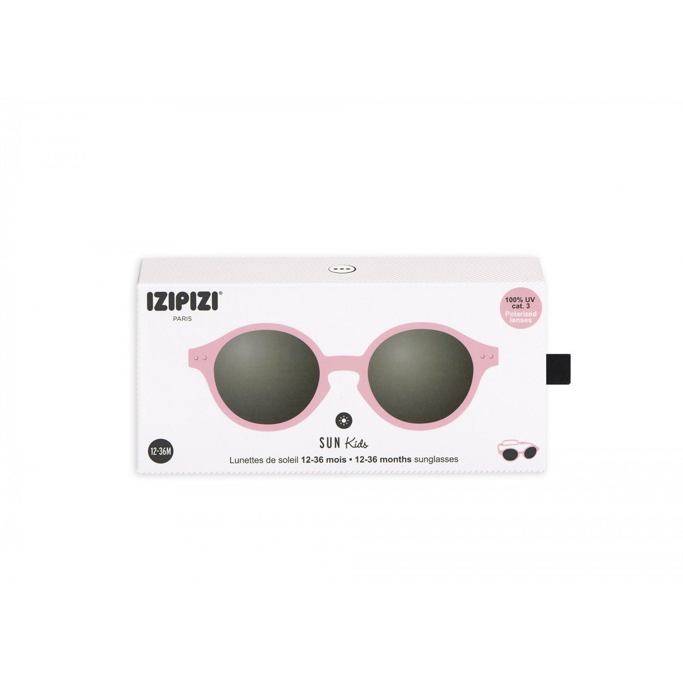 Sun Kids Baby Sunglasses / 9 - 36 Months / Style D / Pastel Pink - Shade Files