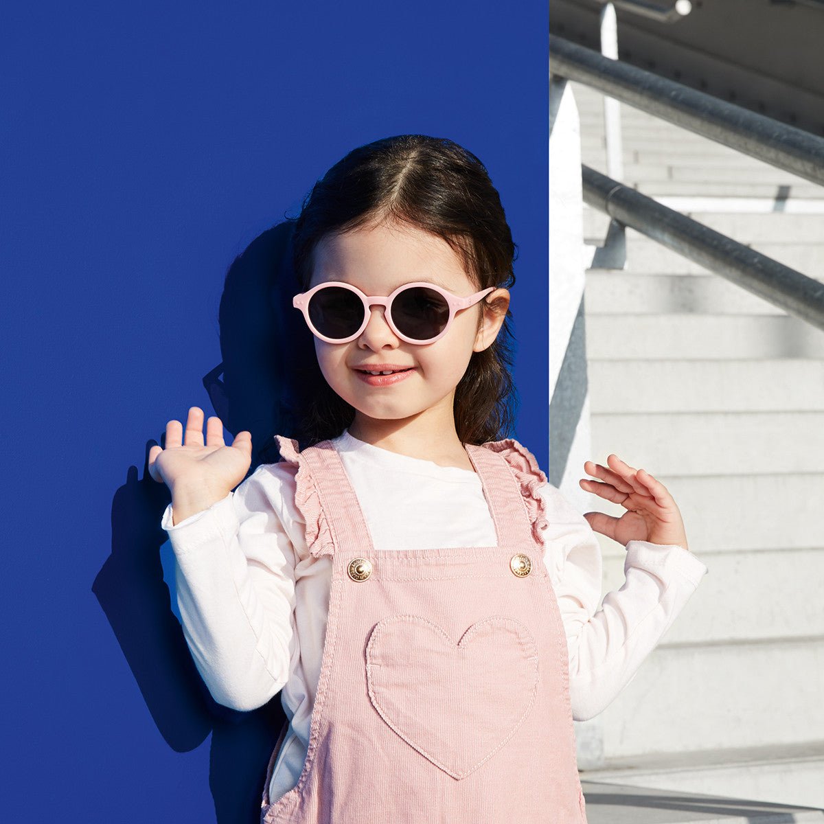 Sun Kids Plus Sunglasses / 3 - 5 Years / Style D / Pastel Pink - Shade Files