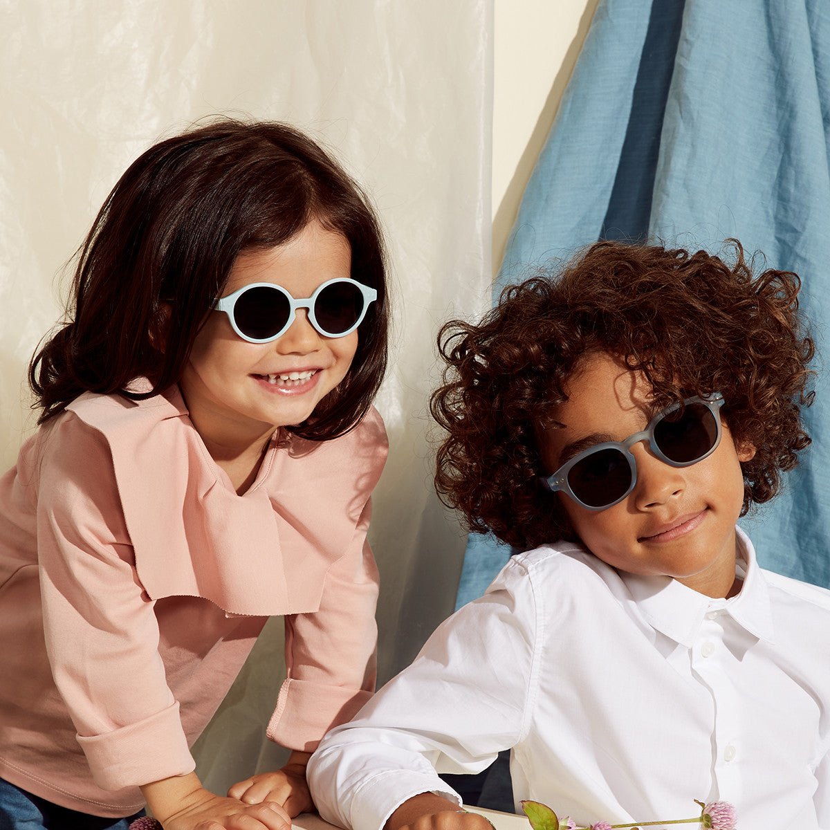 Sun Kids Plus Sunglasses / 3 - 5 Years / Style D / Pastel Pink - Shade Files