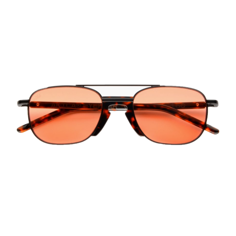 Task Force / Tortoise Acetate & Apricot Lens