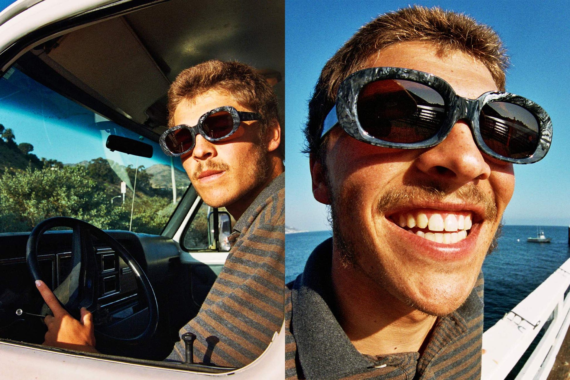 The Bikini Vision / Grey Marble Bio & Amber Lens - Shade Files