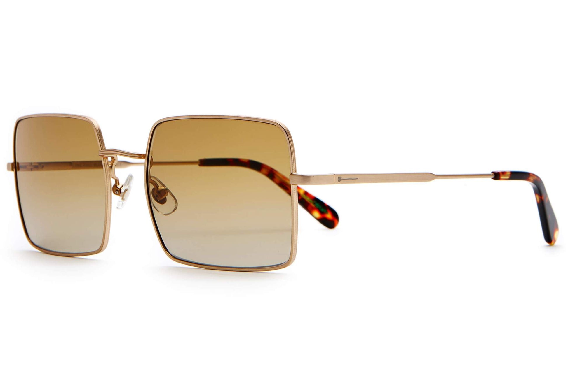 The Full Bloom / Brushed Gold Tortoise Bio & Vintage Mustard Lens - Shade Files