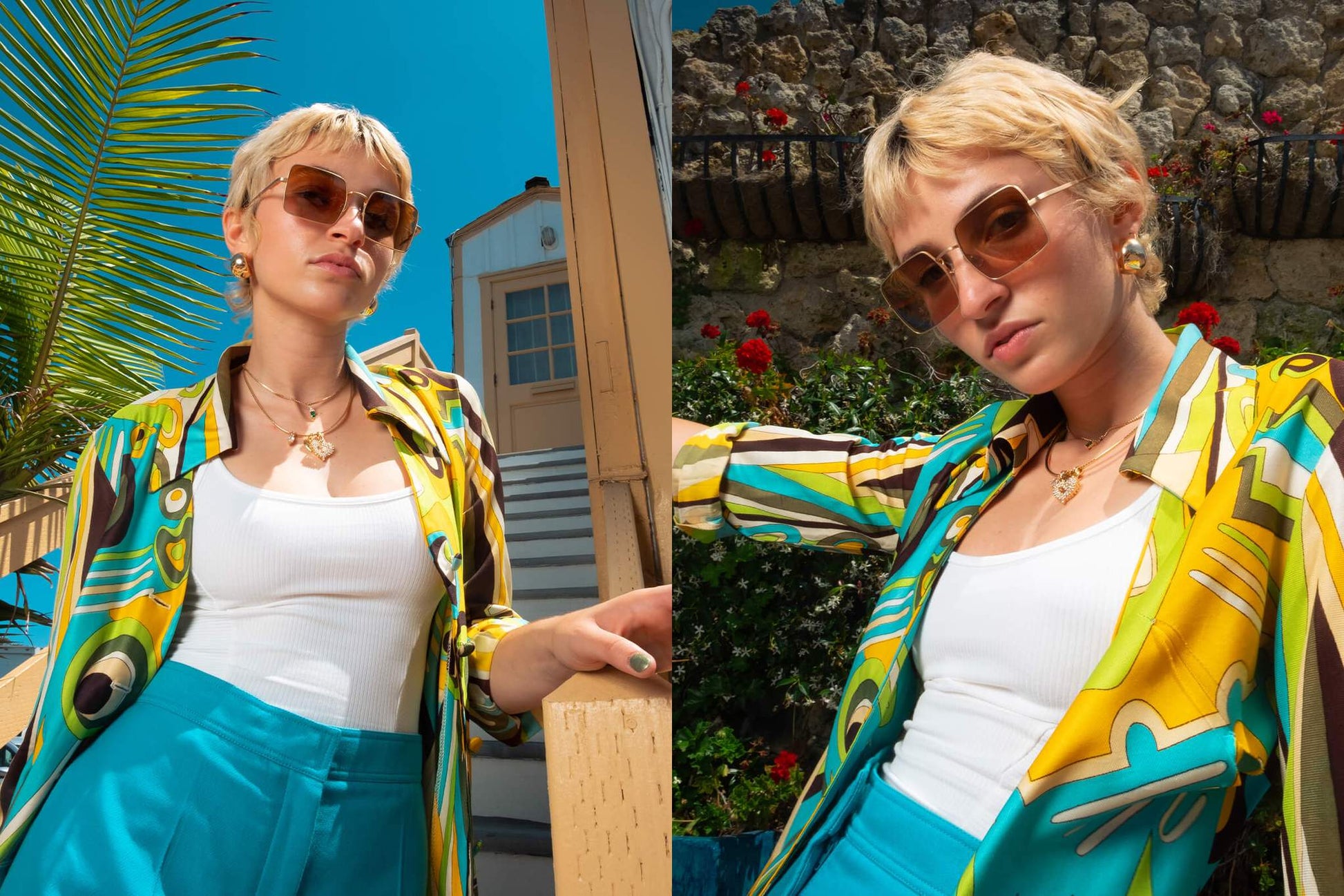 The Full Bloom / Brushed Gold Tortoise Bio & Vintage Mustard Lens - Shade Files