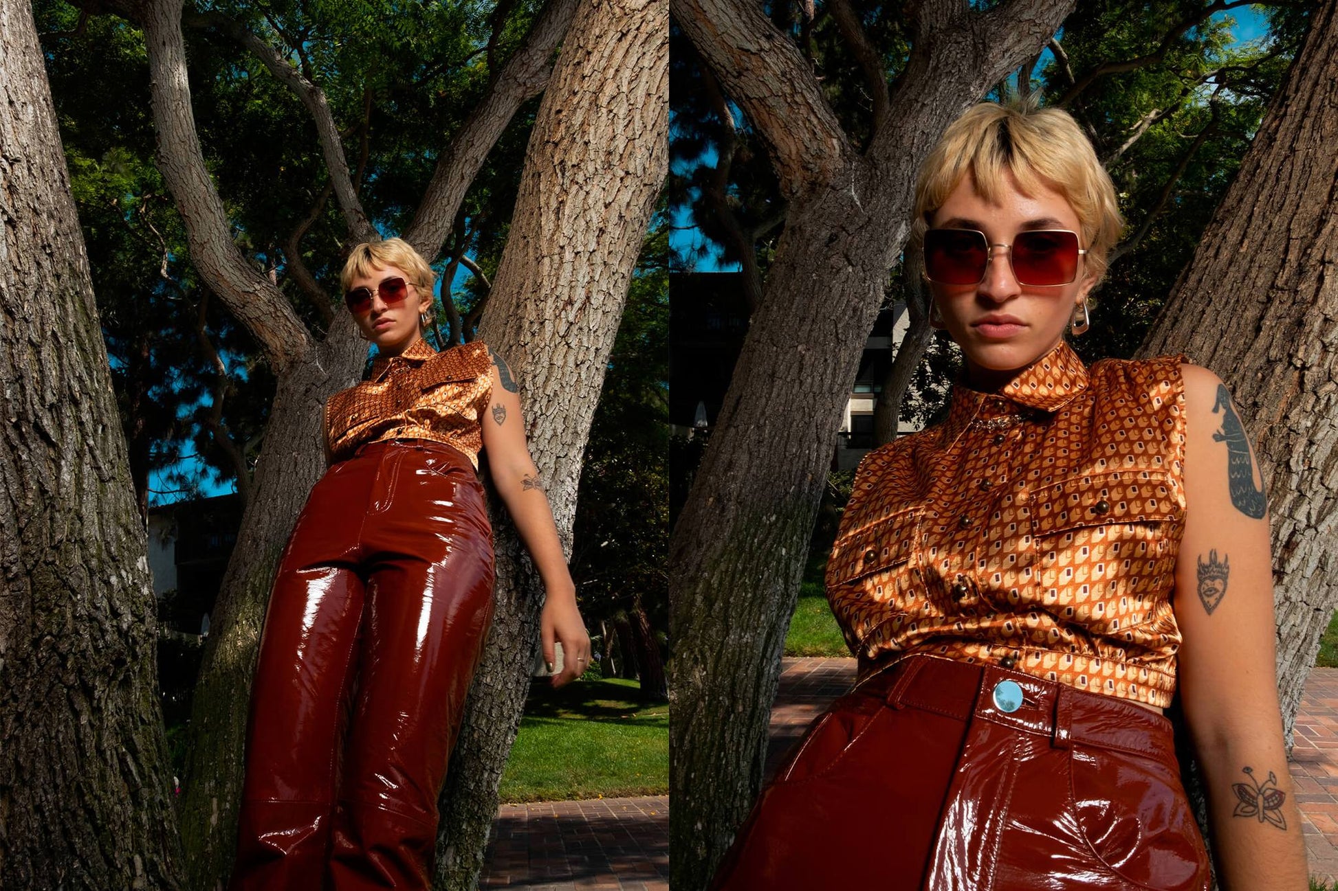 The Full Bloom / White Gold Kiwi Bio & Rosewood Gradient Lens - Shade Files