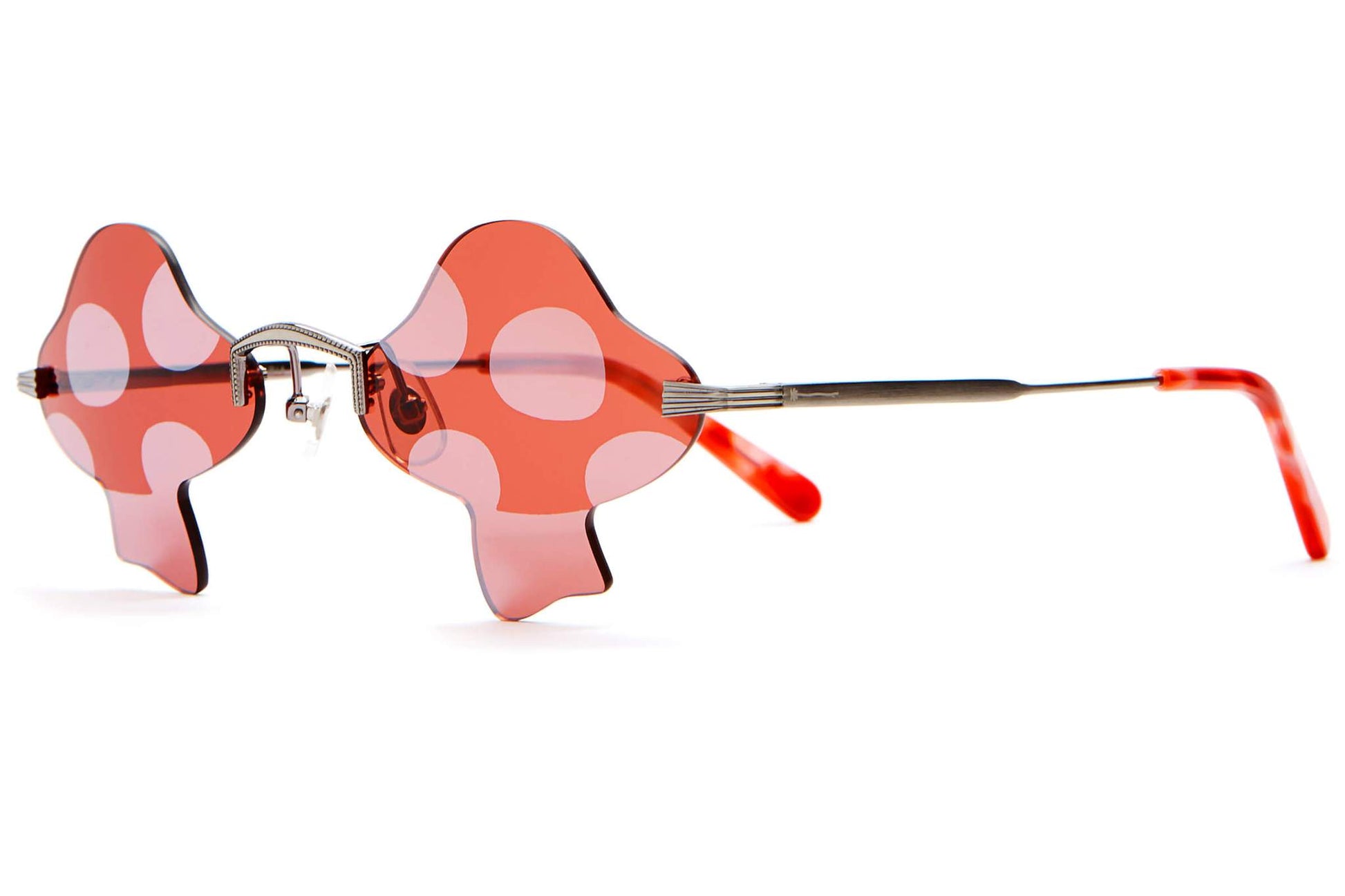 The Fun Guy / Brushed Silver & Red Confetti Bio - Shade Files