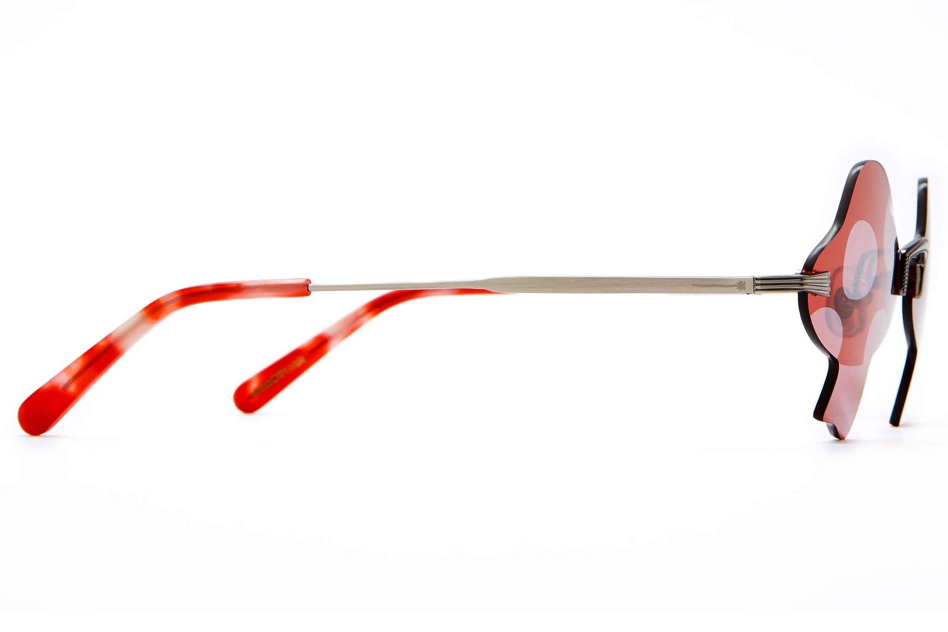 The Fun Guy / Brushed Silver & Red Confetti Bio - Shade Files