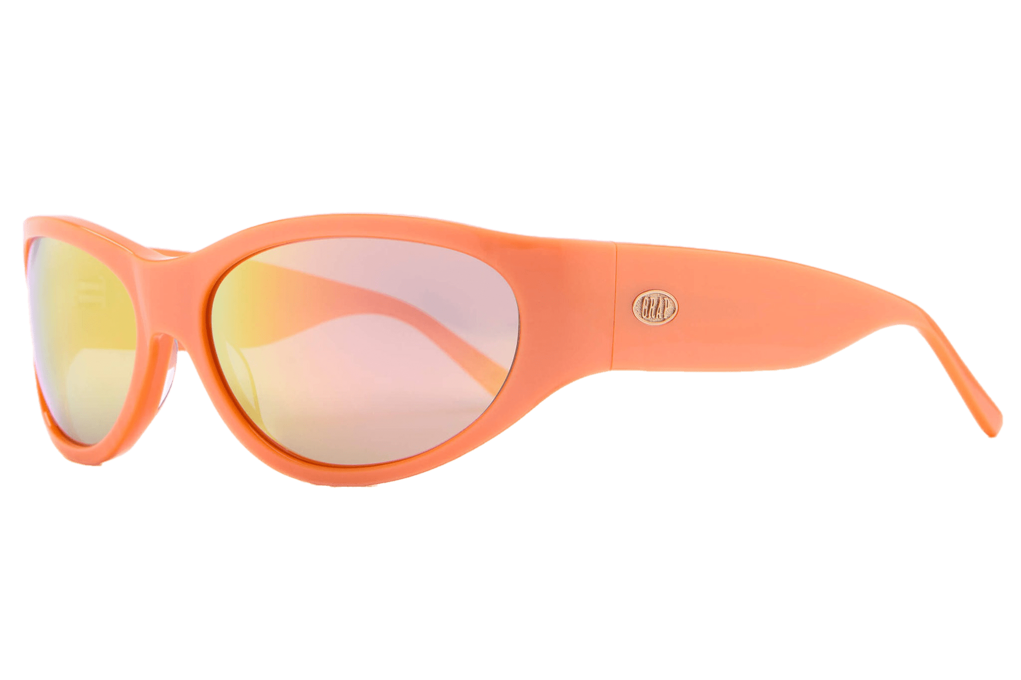 The Funk Daddy / Recycled Metallic Peach & Peach Mirror Lens - Shade Files