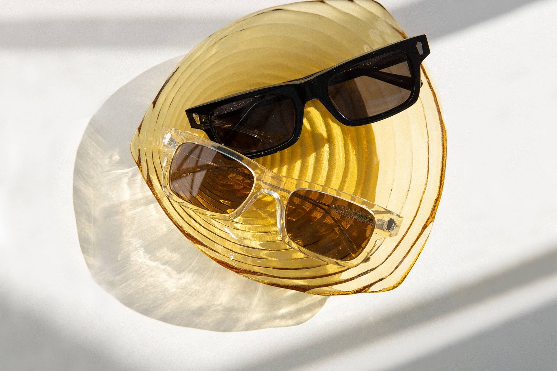 The Good Bad / Crystal Champagne Bio & Polarised Bronze Lens - Shade Files