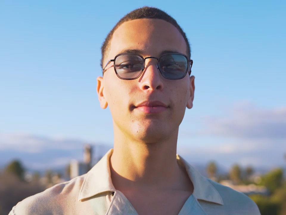 The Groove Pilot / Black Smoke Demi Tortoise & Polarised Blue Tint Lens - Shade Files