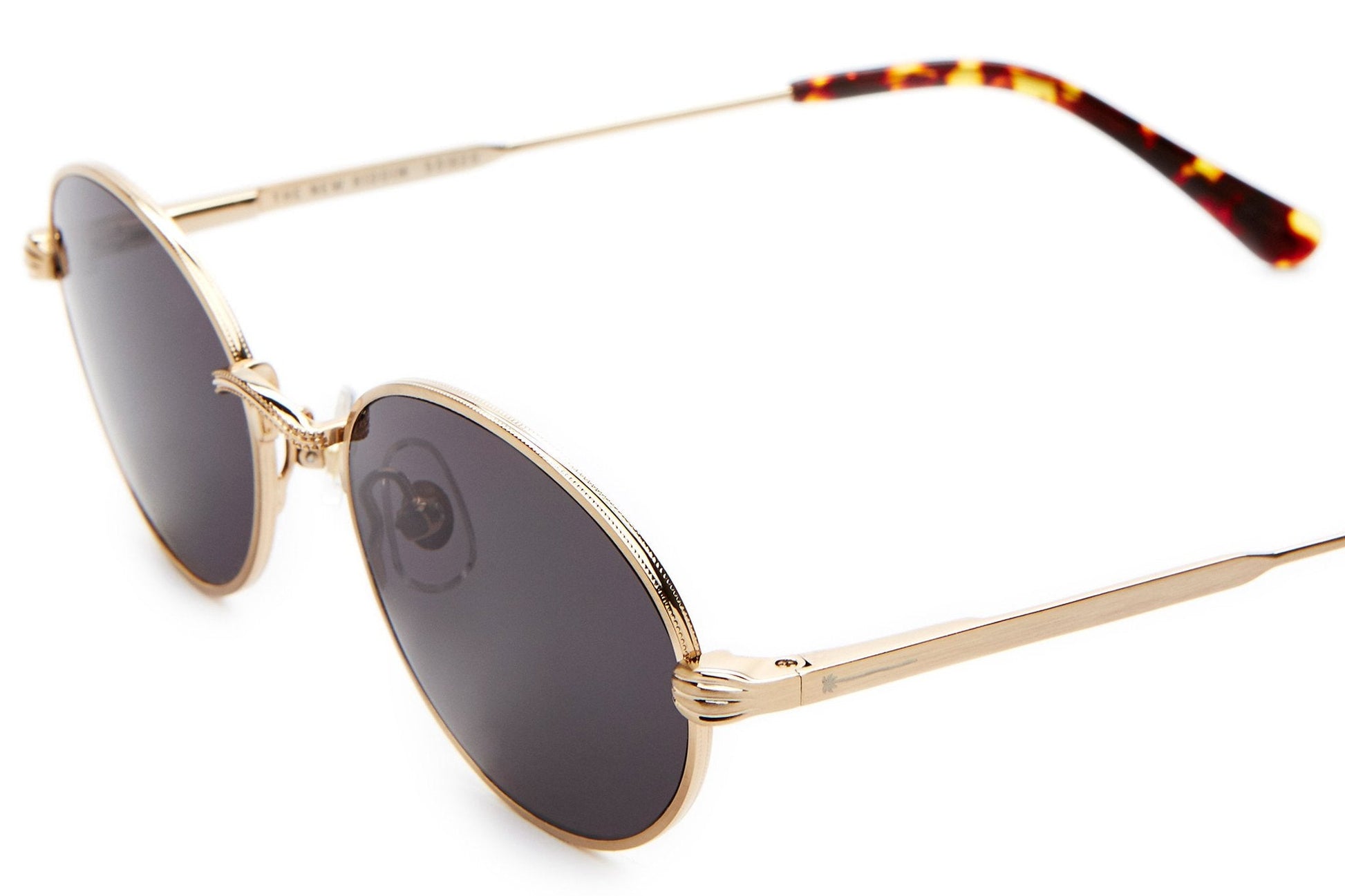 The New Riddim / Brushed Gold & Dark Tortoise Lens - Shade Files