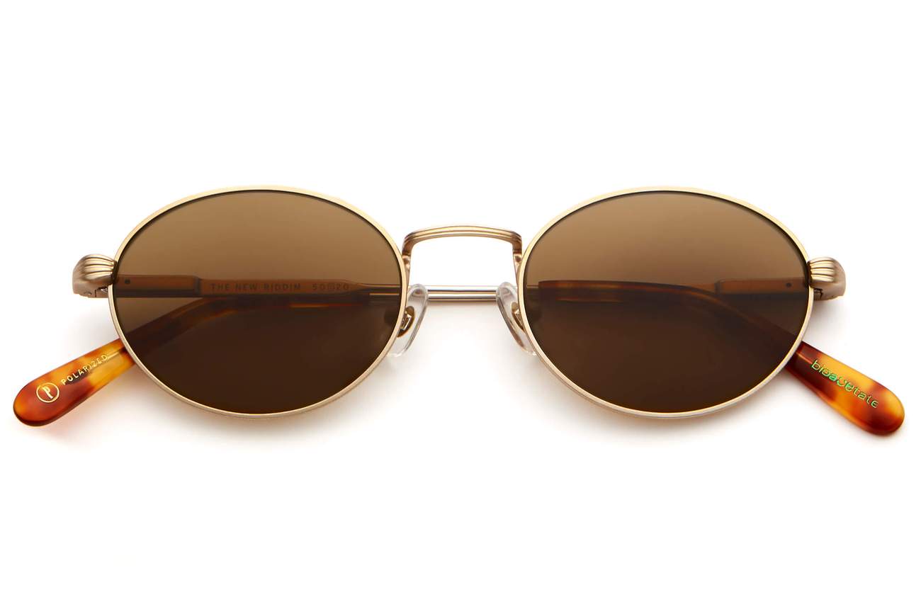The New Riddim / White Gold Havana Tortoise Bio & Polarised Lens - Shade Files
