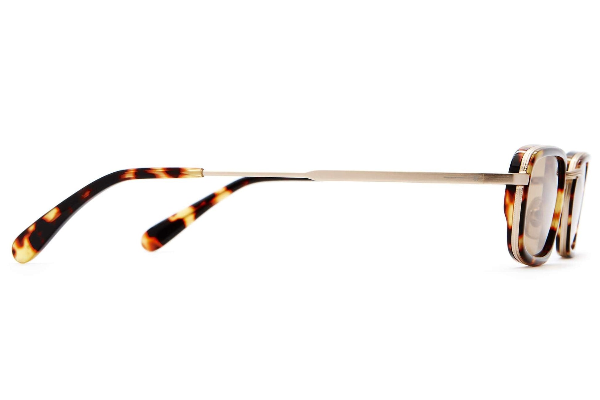 The Nu Bloom / Brushed Gold Tortoise Bio & Mustard Lens - Shade Files