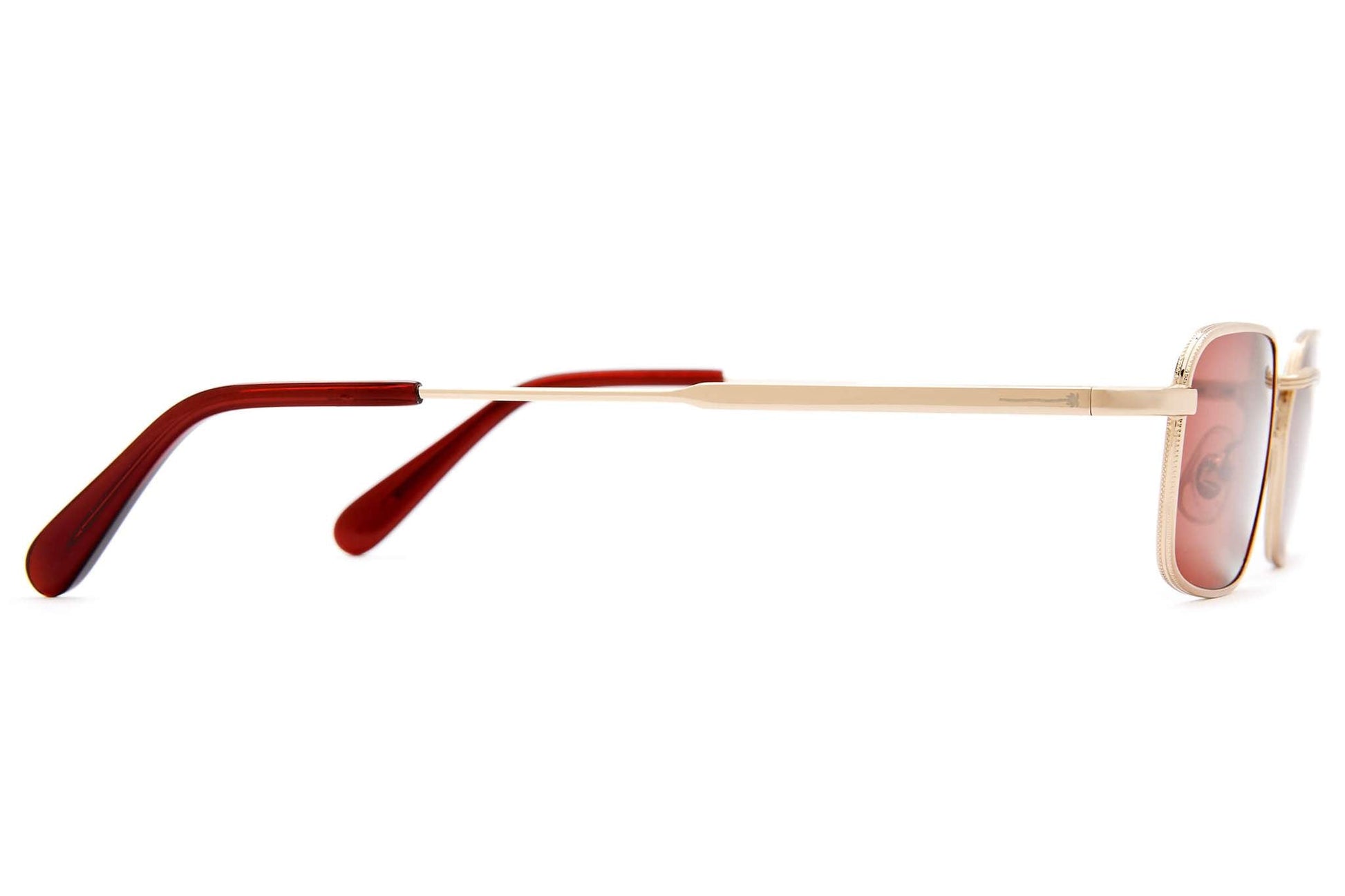 The Nu Bloom / Polished Gold & Crystal Burgundy Lens - Shade Files