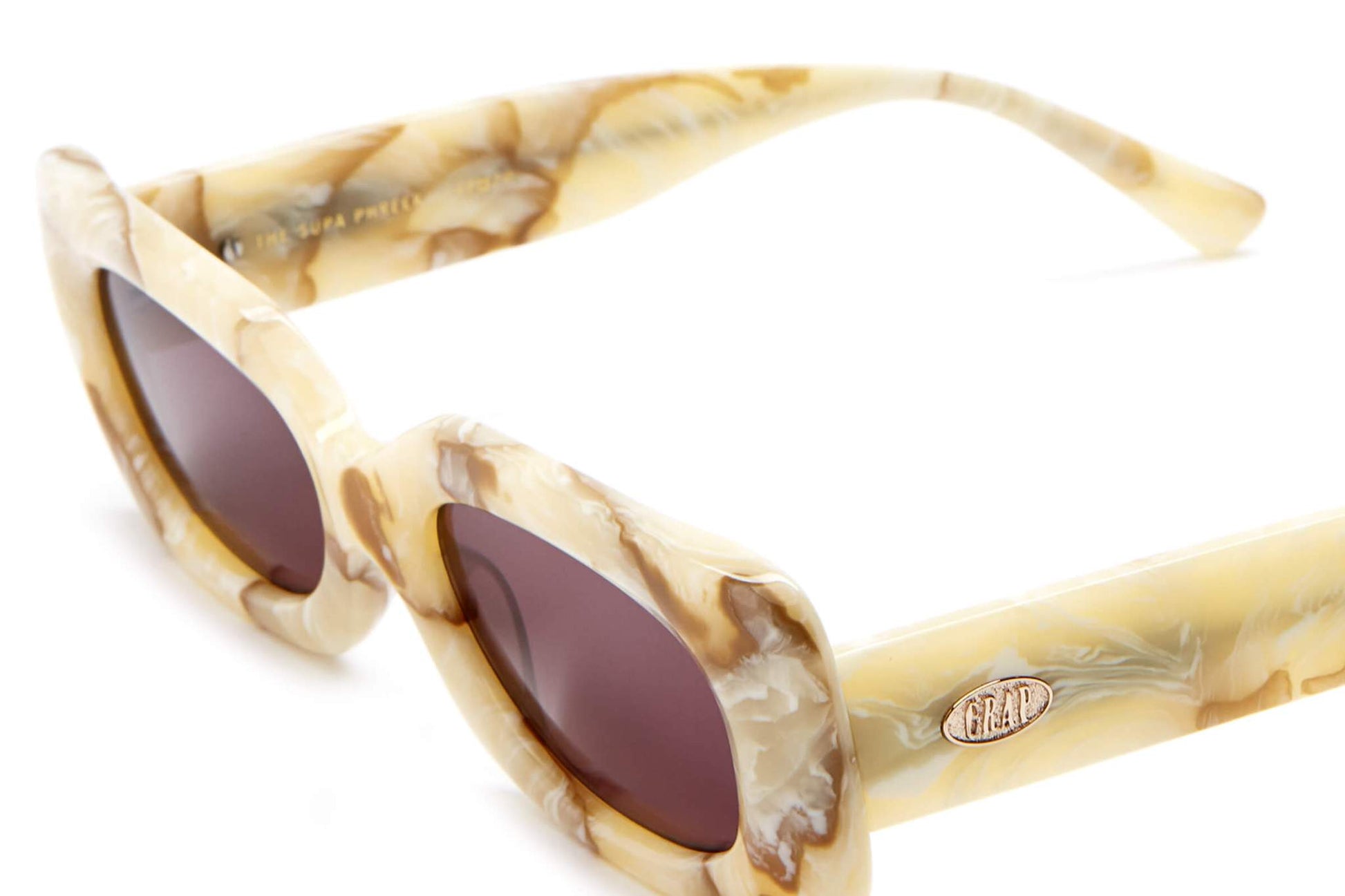 The Supa Phreek / Cream Marble Bio & Plum Lens - Shade Files
