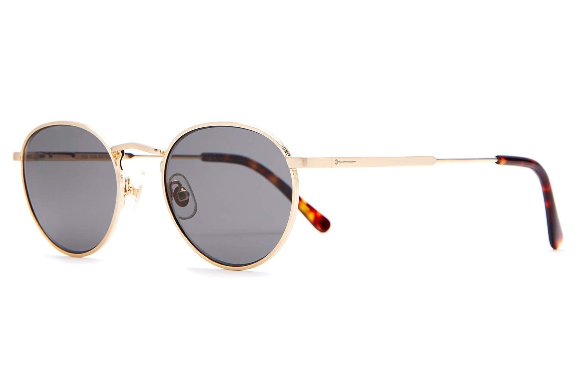 The Zen Patrol / Brushed Gold Tortoise Bio & Polarised Grey Lens - Shade Files