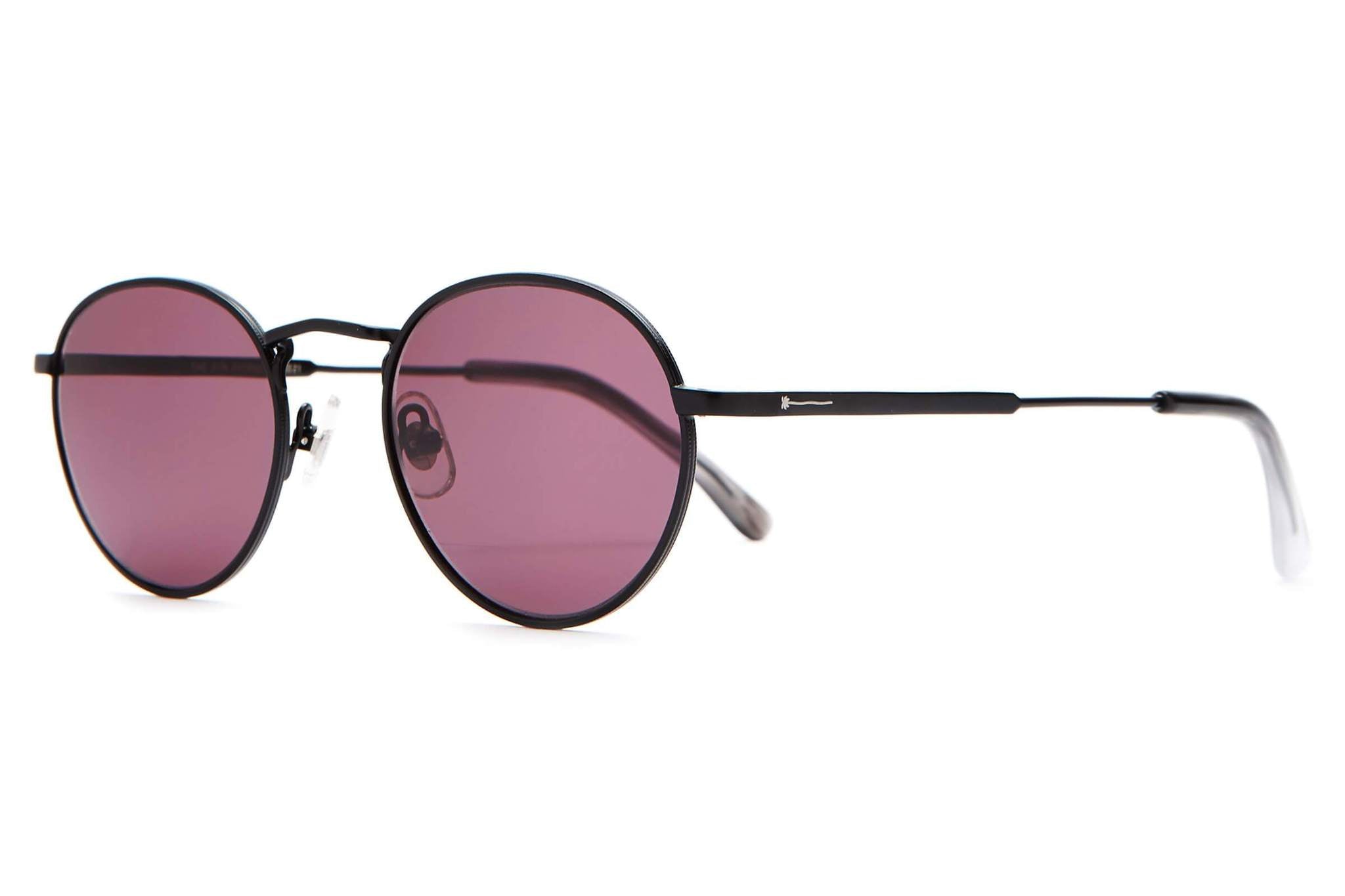 The Zen Patrol / Matte Black Smoke Demi Tortoise Bio & Plum Lens - Shade Files