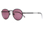 The Zen Patrol / Matte Black Smoke Demi Tortoise Bio & Plum Lens - Shade Files