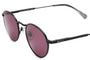 The Zen Patrol / Matte Black Smoke Demi Tortoise Bio & Plum Lens - Shade Files
