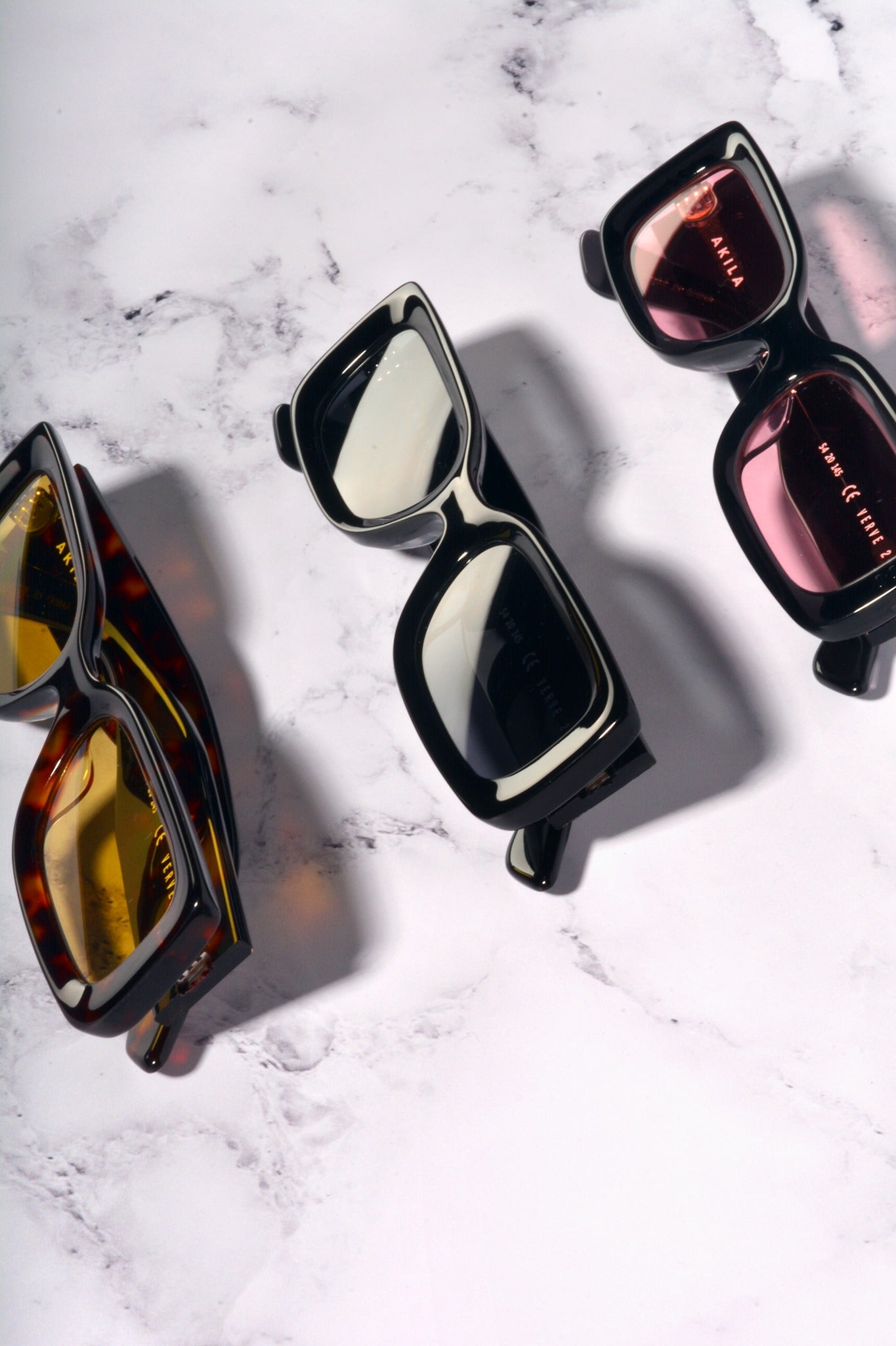 Verve 2.0 / Transparent Black Acetate & Rose Lens - Shade Files