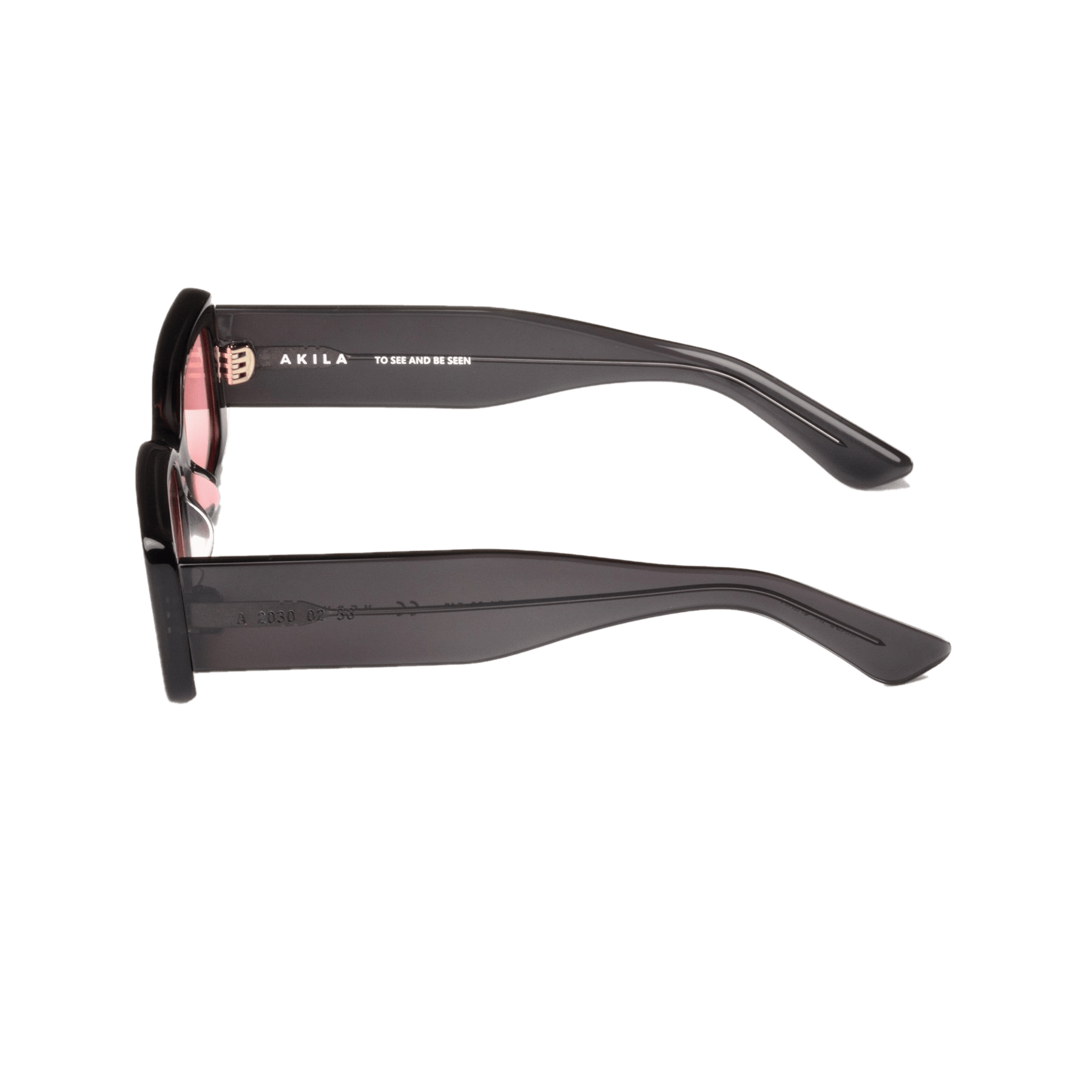 Verve 2.0 / Transparent Black Acetate & Rose Lens - Shade Files