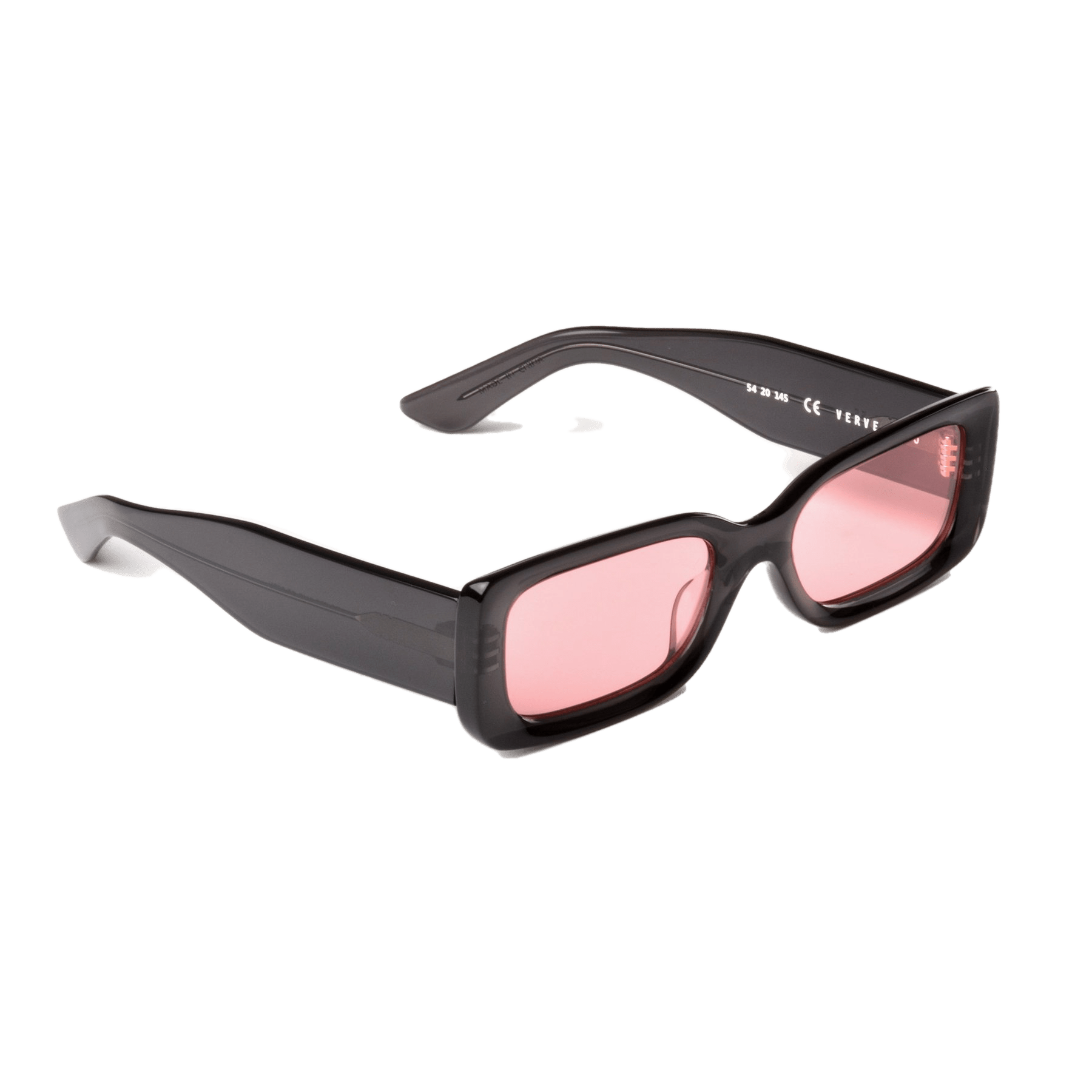 Verve 2.0 / Transparent Black Acetate & Rose Lens - Shade Files