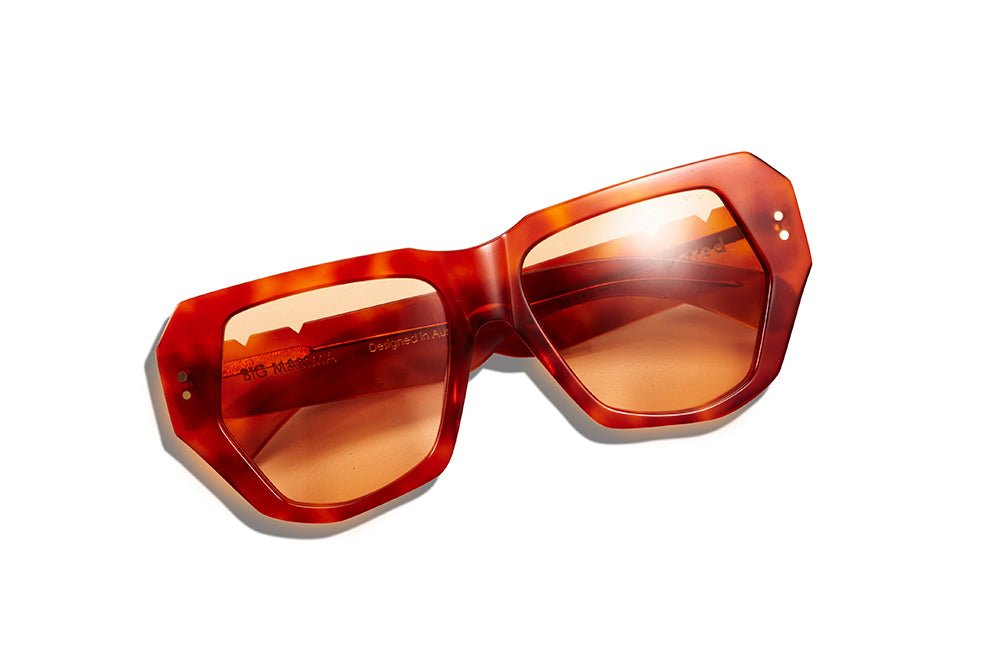 X Bec & Bridge / Big Mamma / Havana Solid Amber Lens - Shade Files