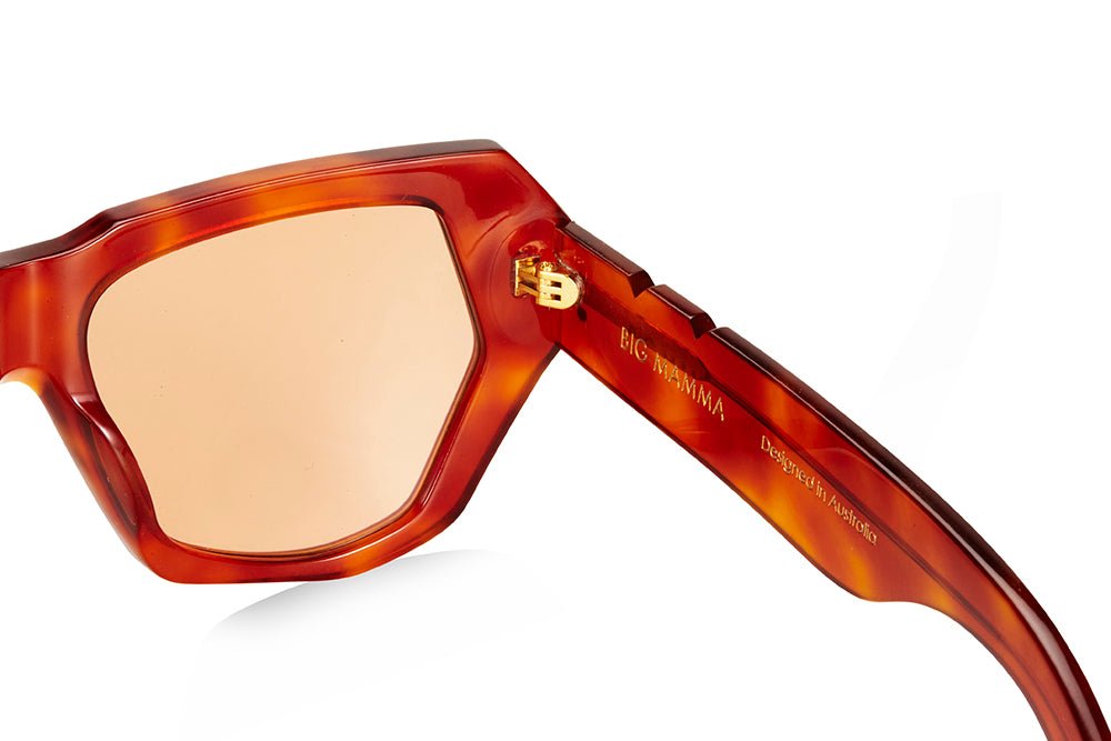 X Bec & Bridge / Big Mamma / Havana Solid Amber Lens - Shade Files