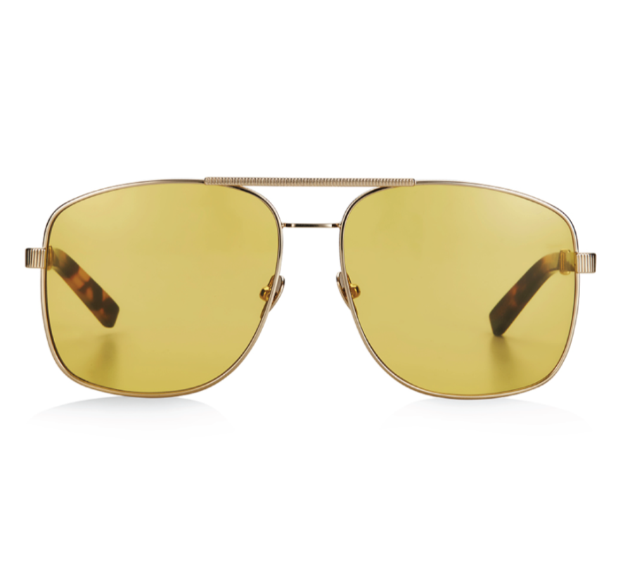 Uptown & Downtown / Gold Tortoise & Solid Yellow Lens