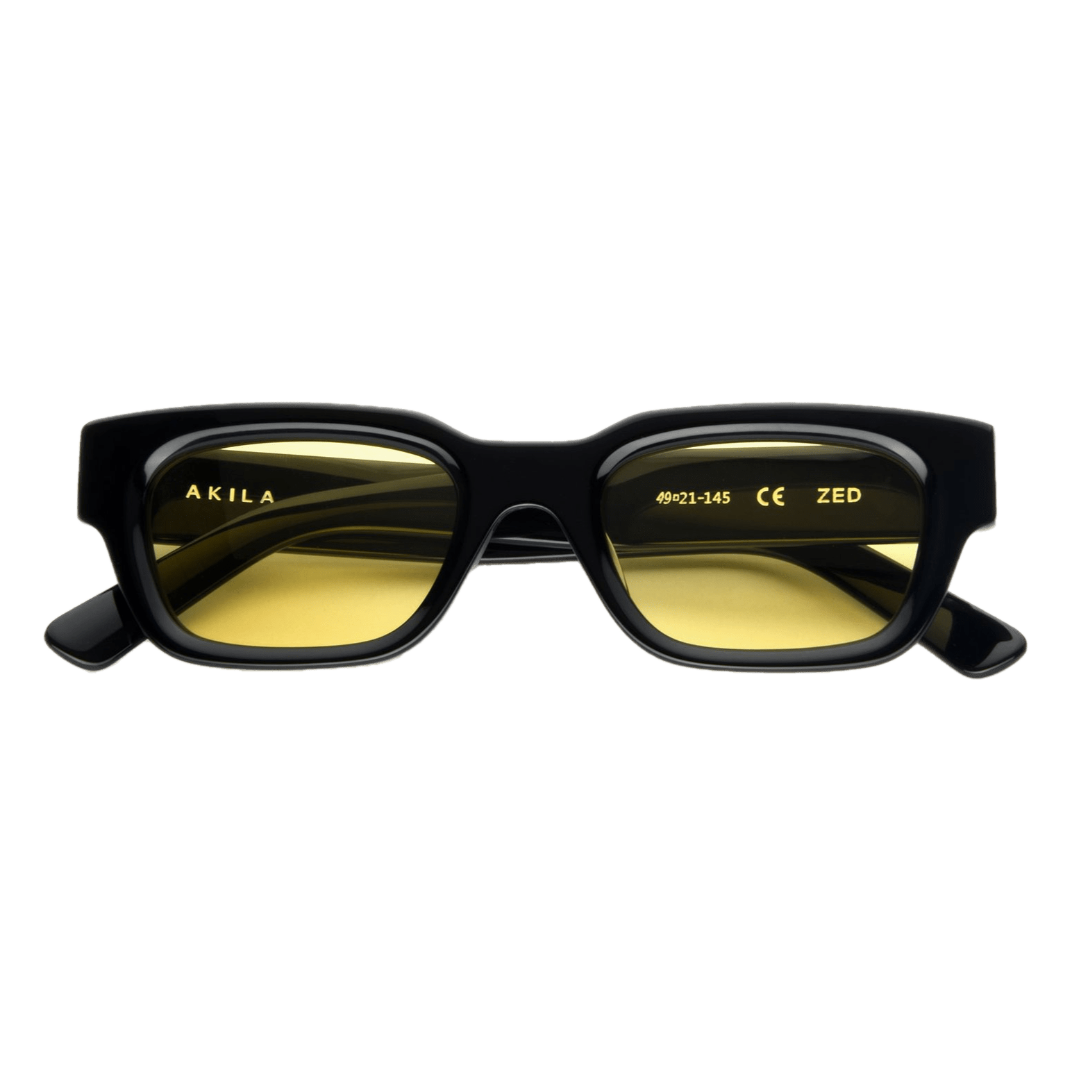 Zed / Black Acetate & Yellow Lens - Shade Files