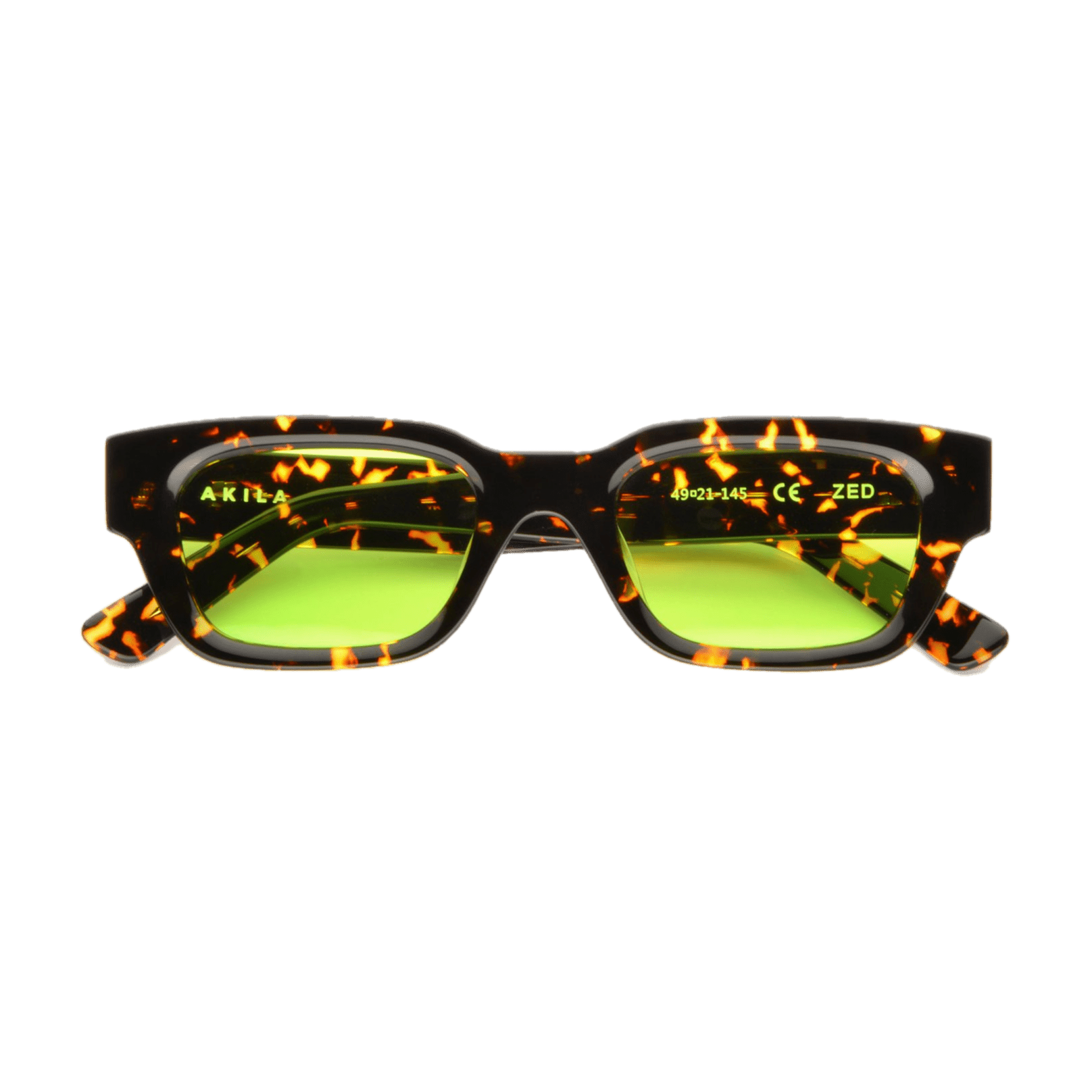 Zed / Tokyo Tortoise Acetate & Apple Green Lens - Shade Files