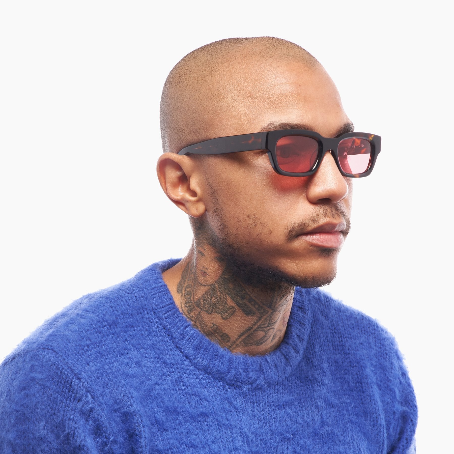 Akila | Zed | Tortoise Acetate & Rose Lens Sunglasses | Shade Files