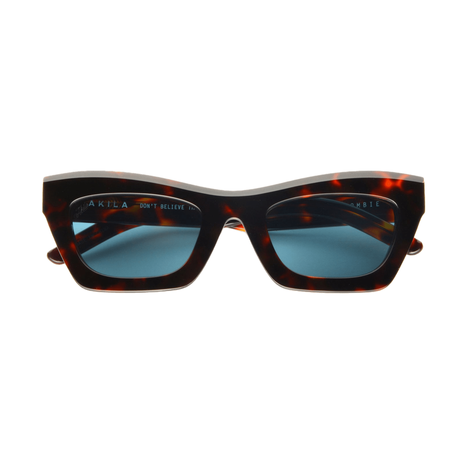 Zombie / Tortoise Acetate & Viridian Lens - Shade Files