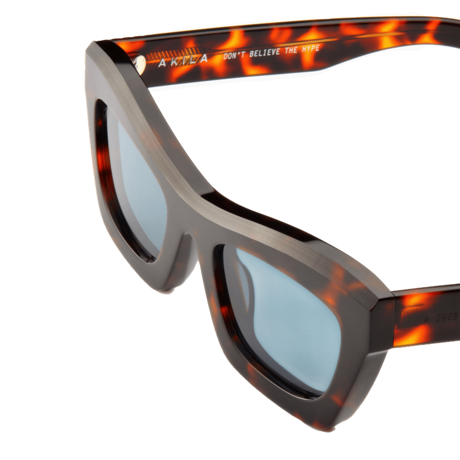 Zombie / Tortoise Acetate & Viridian Lens - Shade Files